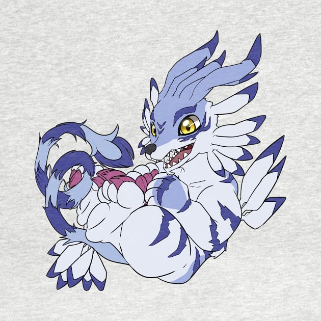 Garurumon Chibi by kelsmister